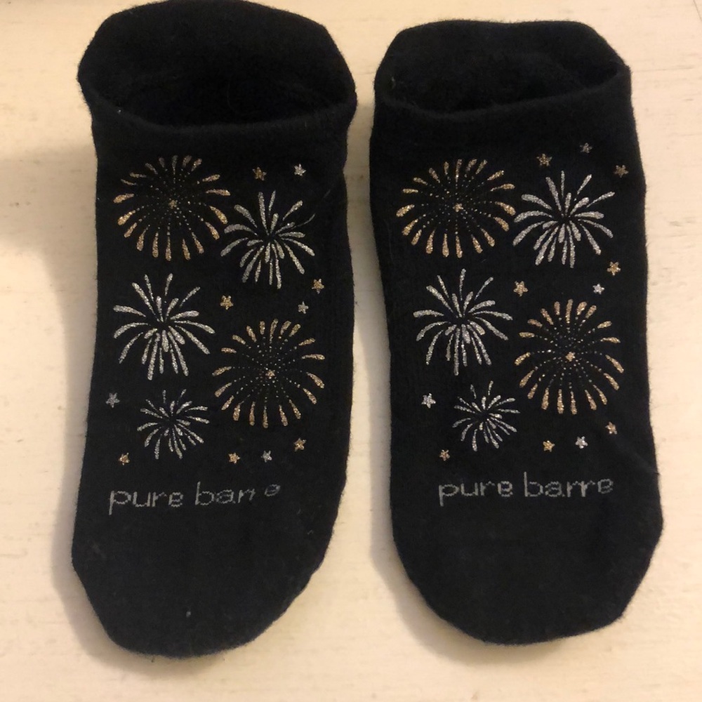 Pure barre fireworks sticky socks - small